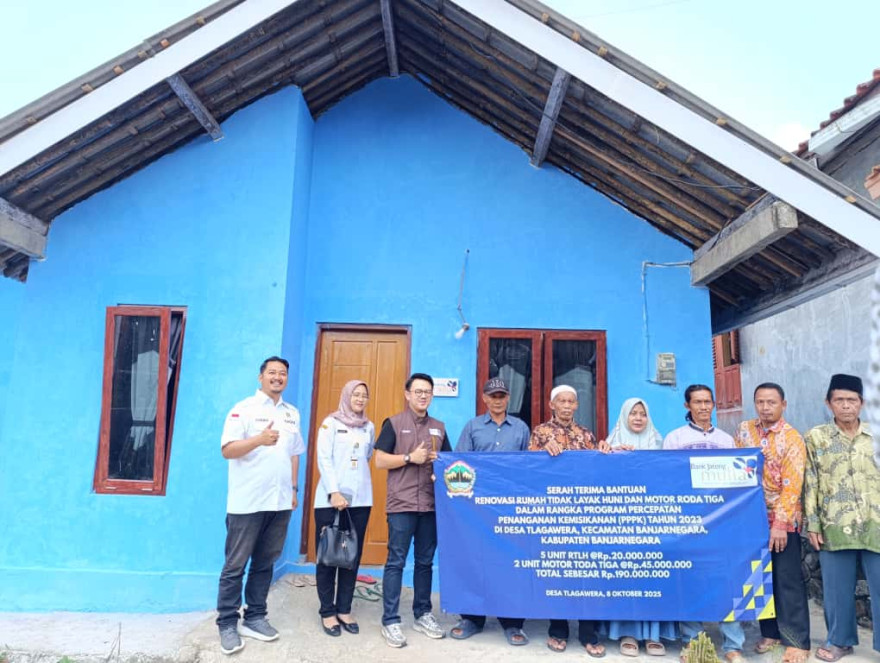 Bantuan Program Percepatan Penanggulangan Kemiskinan (PPPK) CSR BANK Jateng Untuk Desa Tlagawera