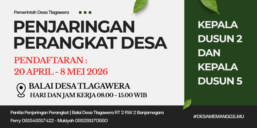 Penjaringan dan Penyaringan Perangkat Desa Tlagawera